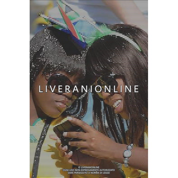 Fifa World Cup Sud Africa 2010 Match #34 Mangaung/Bloemfontein (Free State Stadium) - 22.06.2010 Francia-Sud Africa Nella Foto:Tifosi /Ph.Vitez-Ag. Aldo Liverani