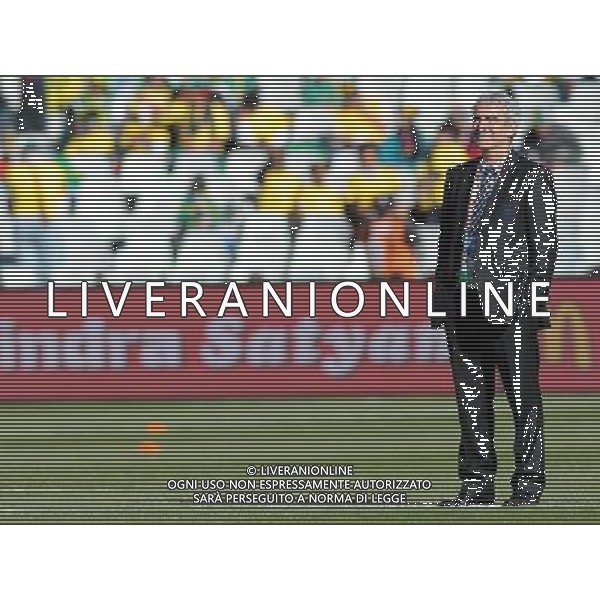 Fifa World Cup Sud Africa 2010 Match #34 Mangaung/Bloemfontein (Free State Stadium) - 22.06.2010 Francia-Sud Africa Nella Foto: Raymond Domenech /Ph.Vitez-Ag. Aldo Liverani