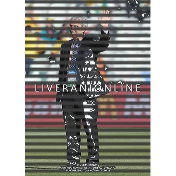 Fifa World Cup Sud Africa 2010 Match #34 Mangaung/Bloemfontein (Free State Stadium) - 22.06.2010 Francia-Sud Africa Nella Foto: Raymond Domenech /Ph.Vitez-Ag. Aldo Liverani