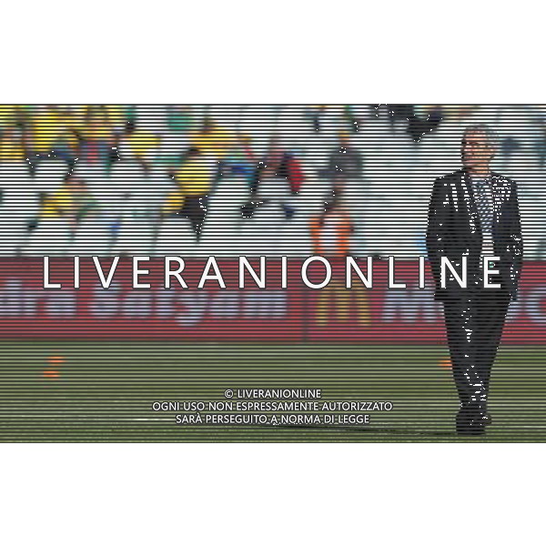 Fifa World Cup Sud Africa 2010 Match #34 Mangaung/Bloemfontein (Free State Stadium) - 22.06.2010 Francia-Sud Africa Nella Foto: Raymond Domenech /Ph.Vitez-Ag. Aldo Liverani