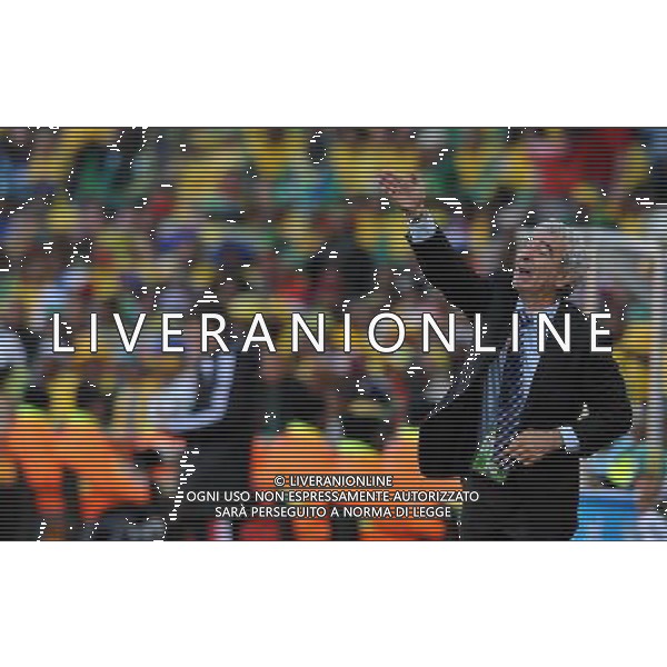 Fifa World Cup Sud Africa 2010 Match #34 Mangaung/Bloemfontein (Free State Stadium) - 22.06.2010 Francia-Sud Africa Nella Foto:domenech /Ph.Vitez-Ag. Aldo Liverani