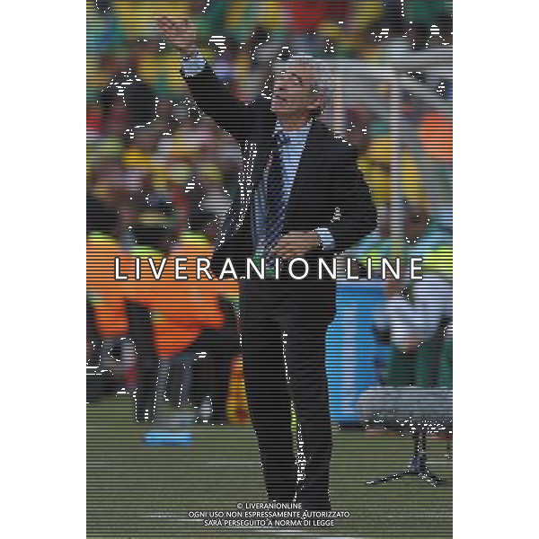 Fifa World Cup Sud Africa 2010 Match #34 Mangaung/Bloemfontein (Free State Stadium) - 22.06.2010 Francia-Sud Africa Nella Foto:domenech /Ph.Vitez-Ag. Aldo Liverani