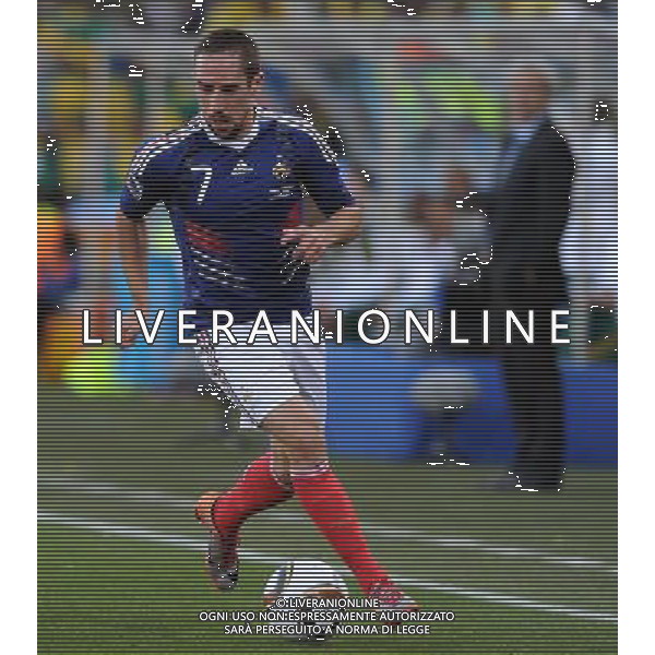 Fifa World Cup Sud Africa 2010 Match #34 Mangaung/Bloemfontein (Free State Stadium) - 22.06.2010 Francia-Sud Africa Nella Foto:ribery /Ph.Vitez-Ag. Aldo Liverani