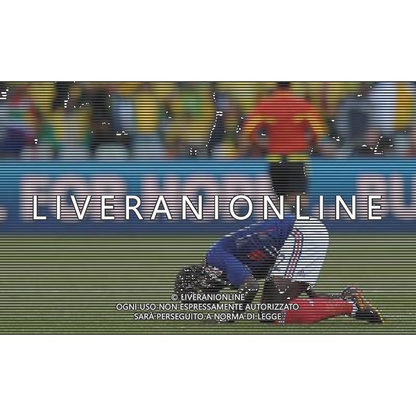 Fifa World Cup Sud Africa 2010 Match #34 Mangaung/Bloemfontein (Free State Stadium) - 22.06.2010 Francia-Sud Africa Nella Foto:delusione sagna /Ph.Vitez-Ag. Aldo Liverani