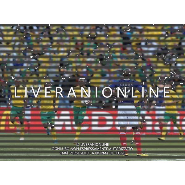 Fifa World Cup Sud Africa 2010 Match #34 Mangaung/Bloemfontein (Free State Stadium) - 22.06.2010 Francia-Sud Africa Nella Foto:delusione cisse /Ph.Vitez-Ag. Aldo Liverani