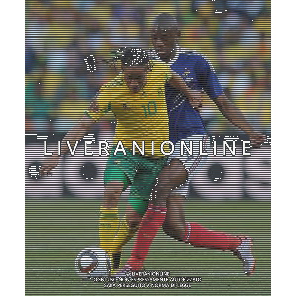 Fifa World Cup Sud Africa 2010 Match #34 Mangaung/Bloemfontein (Free State Stadium) - 22.06.2010 Francia-Sud Africa Nella Foto:pienaar-diaby /Ph.Vitez-Ag. Aldo Liverani