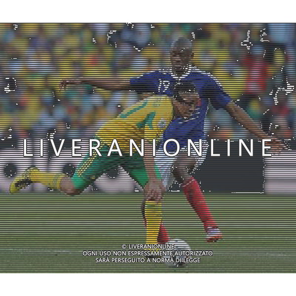 Fifa World Cup Sud Africa 2010 Match #34 Mangaung/Bloemfontein (Free State Stadium) - 22.06.2010 Francia-Sud Africa Nella Foto:pienaar-diaby /Ph.Vitez-Ag. Aldo Liverani