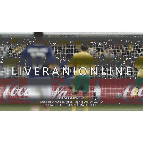 Fifa World Cup Sud Africa 2010 Match #34 Mangaung/Bloemfontein (Free State Stadium) - 22.06.2010 Francia-Sud Africa Nella Foto:malouda gol /Ph.Vitez-Ag. Aldo Liverani