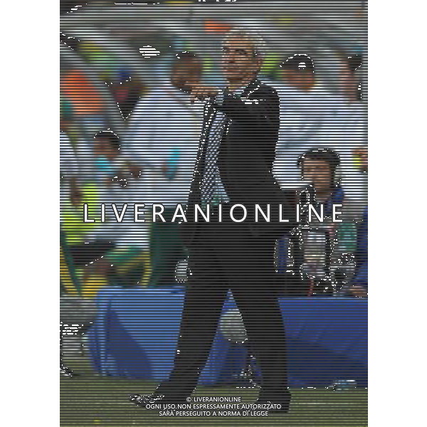 Fifa World Cup Sud Africa 2010 Match #34 Mangaung/Bloemfontein (Free State Stadium) - 22.06.2010 Francia-Sud Africa Nella Foto:domenech /Ph.Vitez-Ag. Aldo Liverani