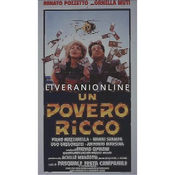 FILM\'UN POVERO RICCO\' NELLA FOTO LOCANDINA AG ALDO LIVERANI
