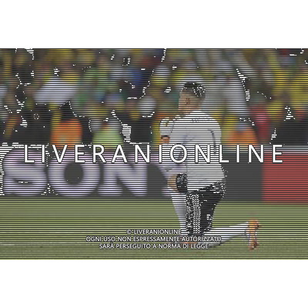 (100622) -- BLOEMFONTEIN, June 22, 2010 -- Moneeb Josephs, goalkeeper of South Africa, celebrates the victory after winning the Group A match against France at the 2010 World Cup football match in Bloemfontein, South Africa, on June 22, 2010. South Africa won 2-1. Chen Haitong) (zc)