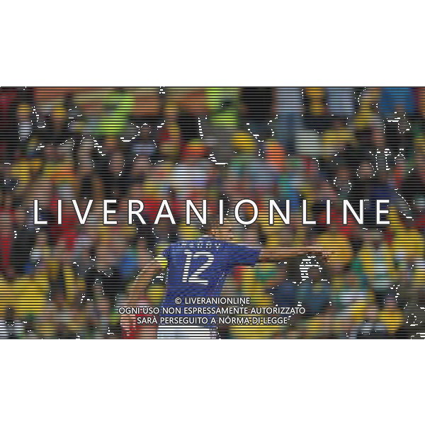 (100622) -- BLOEMFONTEIN, June 22, 2010 -- France\'s Thierry Henry gestures during the Group A match between France and South Africa at the 2010 World Cup football match in Bloemfontein, South Africa, on June 22, 2010. France lost the match 1-2. Li Ga) (zc)