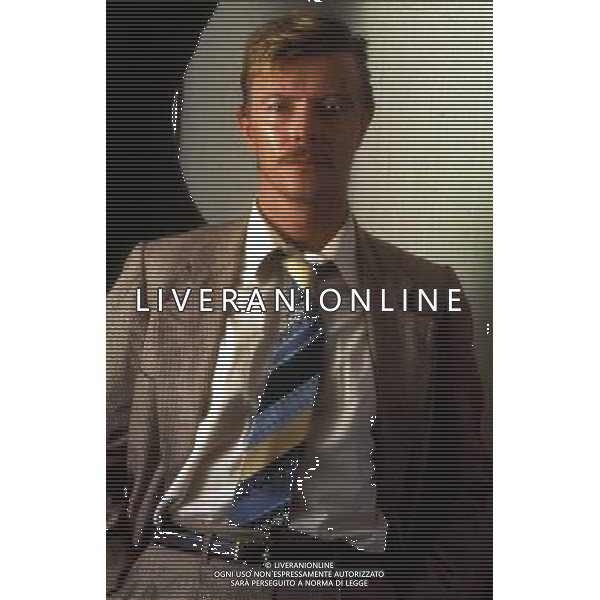 FILM TUTTO IN UNA NOTTE 1985 NELLA FOTO DAVID BOWIE AG ALDO LIVERANI