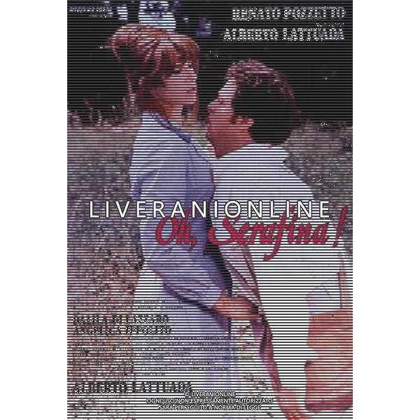 FILM OH SERAFINA NELLA FOTO LOCANDINA AG ALDO LIVERANI