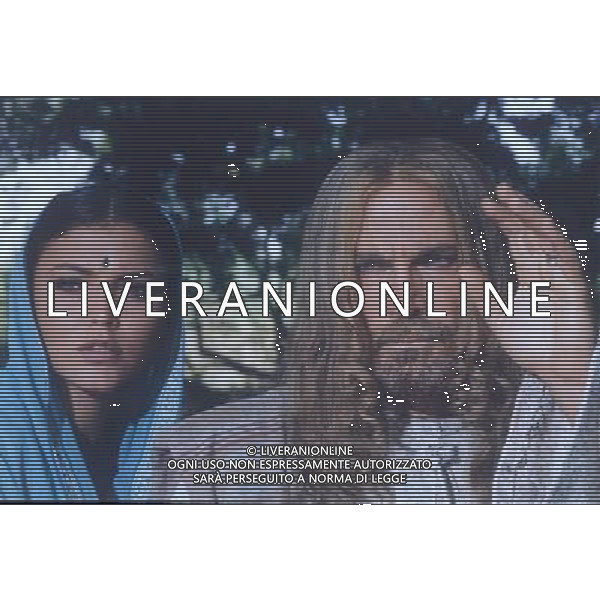 FILM\'IL RITORNO DI SANDOKAN\'1996 NELLA FOTO VITTORIA BELVEDERE-FRANCO NERO AG ALDO LIVERANI