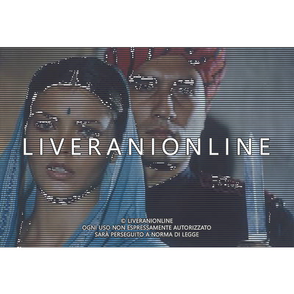 FILM\'IL RITORNO DI SANDOKAN\'1996 NELLA FOTO VITTORIA BELVEDERE AG ALDO LIVERANI