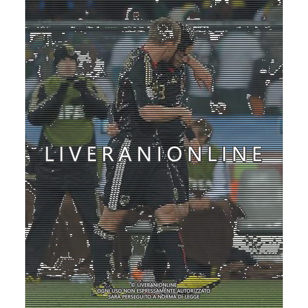 Fifa World Cup Sud Africa 2010 Match #39 Johannesburg (Soccer City Stadium) - 23.06.2010 Ghana-Germania Nella Foto:esultanza ozil /Ph.Vitez-Ag. Aldo Liverani