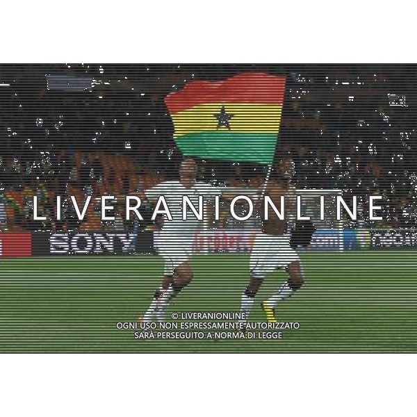 Fifa World Cup Sud Africa 2010 Match #39 Johannesburg (Soccer City Stadium) - 23.06.2010 Ghana-Germania Nella Foto:esultanza finale ghana /Ph.Vitez-Ag. Aldo Liverani