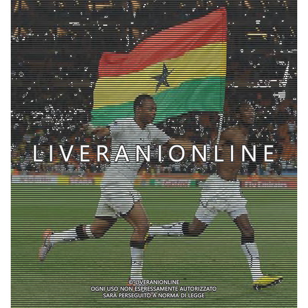 Fifa World Cup Sud Africa 2010 Match #39 Johannesburg (Soccer City Stadium) - 23.06.2010 Ghana-Germania Nella Foto:esultanza finale ghana /Ph.Vitez-Ag. Aldo Liverani