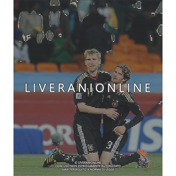 Fifa World Cup Sud Africa 2010 Match #39 Johannesburg (Soccer City Stadium) - 23.06.2010 Ghana-Germania Nella Foto:esultanza friedrich-mertesacker /Ph.Vitez-Ag. Aldo Liverani