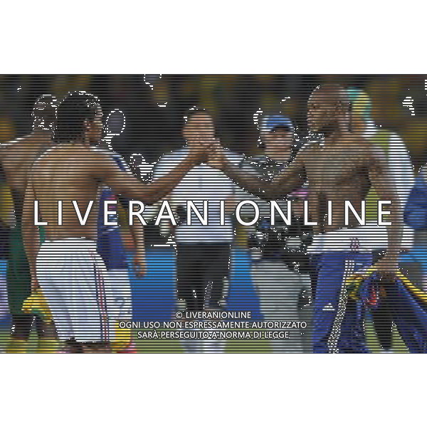 Fifa World Cup Sud Africa 2010 Match #34 Mangaung/Bloemfontein (Free State Stadium) - 22.06.2010 Francia-Sud Africa Nella Foto:Djibril CISSE-Florent MALOUDA /Ph.Vitez-Ag. Aldo Liverani