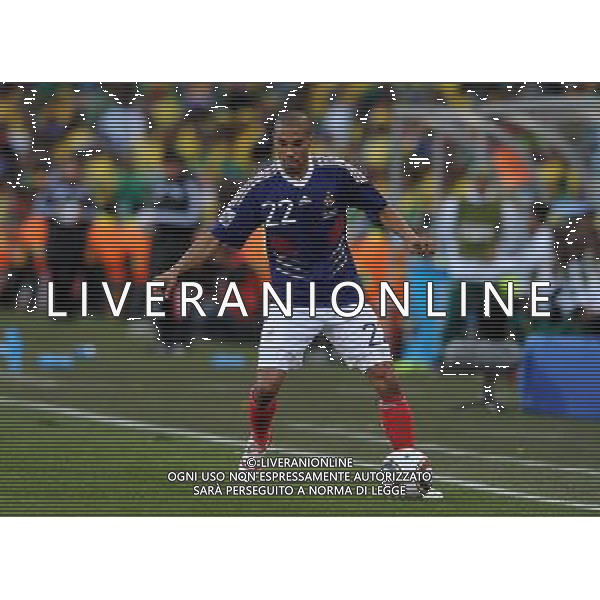 Fifa World Cup Sud Africa 2010 Match #34 Mangaung/Bloemfontein (Free State Stadium) - 22.06.2010 Francia-Sud Africa Nella Foto:Gael CLICHY /Ph.Vitez-Ag. Aldo Liverani