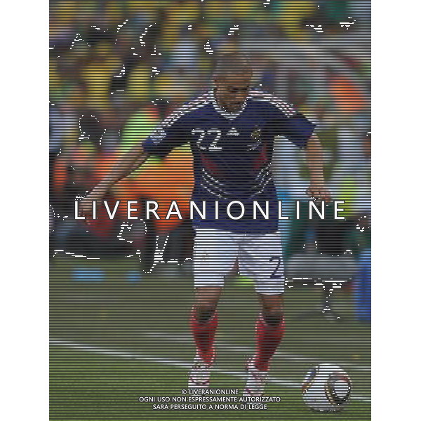 Fifa World Cup Sud Africa 2010 Match #34 Mangaung/Bloemfontein (Free State Stadium) - 22.06.2010 Francia-Sud Africa Nella Foto:Gael CLICHY /Ph.Vitez-Ag. Aldo Liverani