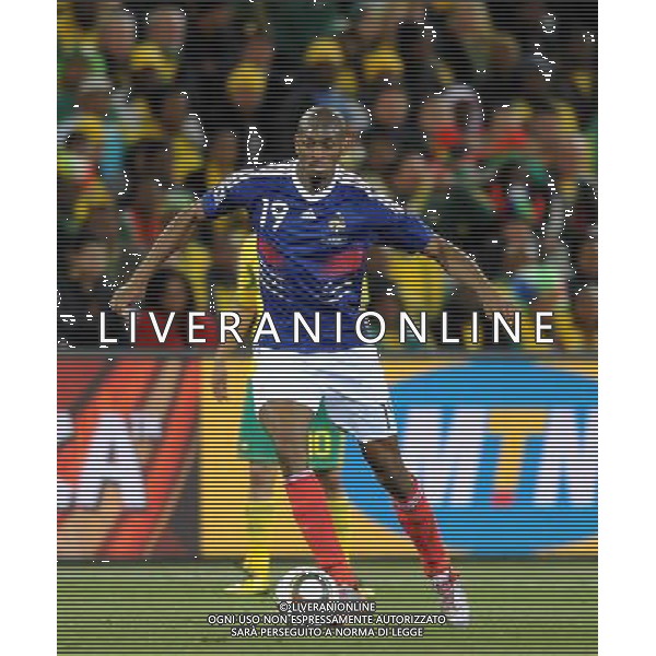 Fifa World Cup Sud Africa 2010 Match #34 Mangaung/Bloemfontein (Free State Stadium) - 22.06.2010 Francia-Sud Africa Nella Foto:Abou DIABY /Ph.Vitez-Ag. Aldo Liverani