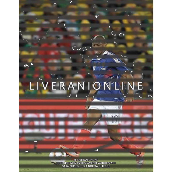 Fifa World Cup Sud Africa 2010 Match #34 Mangaung/Bloemfontein (Free State Stadium) - 22.06.2010 Francia-Sud Africa Nella Foto:Abou DIABY /Ph.Vitez-Ag. Aldo Liverani