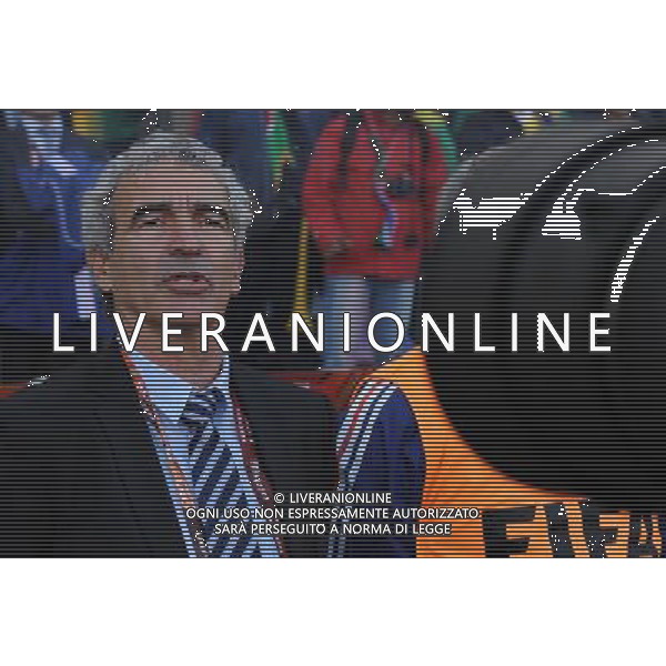 Fifa World Cup Sud Africa 2010 Match #34 Mangaung/Bloemfontein (Free State Stadium) - 22.06.2010 Francia-Sud Africa Nella Foto:Raymond Domenech /Ph.Vitez-Ag. Aldo Liverani