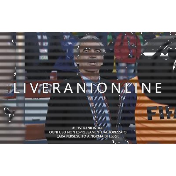 Fifa World Cup Sud Africa 2010 Match #34 Mangaung/Bloemfontein (Free State Stadium) - 22.06.2010 Francia-Sud Africa Nella Foto:Raymond Domenech /Ph.Vitez-Ag. Aldo Liverani