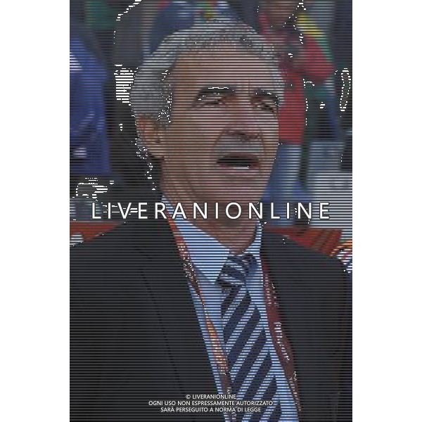 Fifa World Cup Sud Africa 2010 Match #34 Mangaung/Bloemfontein (Free State Stadium) - 22.06.2010 Francia-Sud Africa Nella Foto:Raymond Domenech /Ph.Vitez-Ag. Aldo Liverani