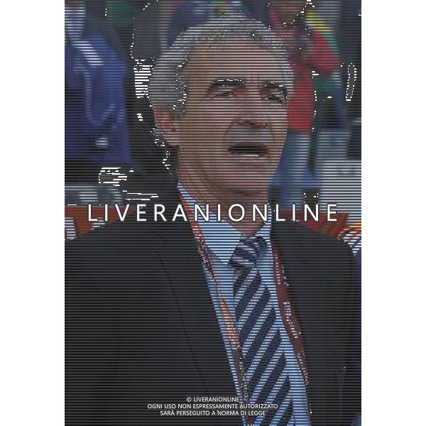 Fifa World Cup Sud Africa 2010 Match #34 Mangaung/Bloemfontein (Free State Stadium) - 22.06.2010 Francia-Sud Africa Nella Foto:Raymond Domenech /Ph.Vitez-Ag. Aldo Liverani