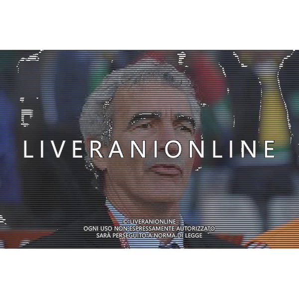 Fifa World Cup Sud Africa 2010 Match #34 Mangaung/Bloemfontein (Free State Stadium) - 22.06.2010 Francia-Sud Africa Nella Foto:Raymond Domenech /Ph.Vitez-Ag. Aldo Liverani