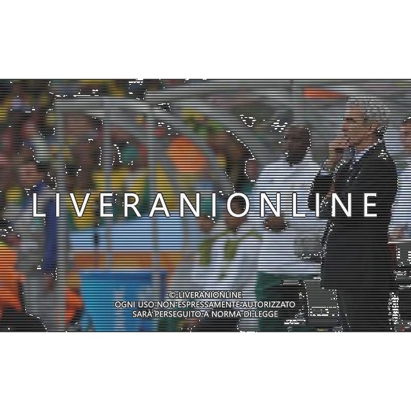 Fifa World Cup Sud Africa 2010 Match #34 Mangaung/Bloemfontein (Free State Stadium) - 22.06.2010 Francia-Sud Africa Nella Foto:Raymond Domenech /Ph.Vitez-Ag. Aldo Liverani