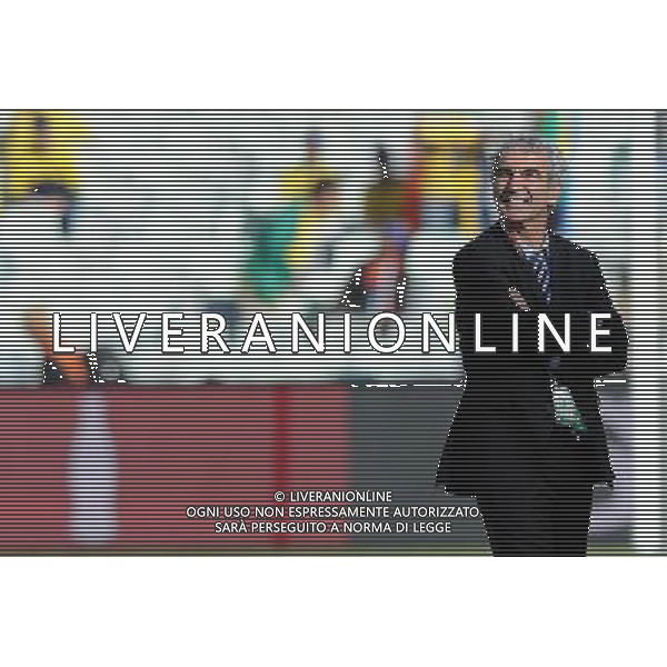 Fifa World Cup Sud Africa 2010 Match #34 Mangaung/Bloemfontein (Free State Stadium) - 22.06.2010 Francia-Sud Africa Nella Foto:Raymond Domenech /Ph.Vitez-Ag. Aldo Liverani