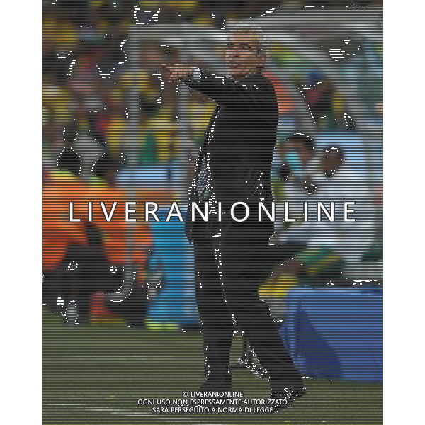 Fifa World Cup Sud Africa 2010 Match #34 Mangaung/Bloemfontein (Free State Stadium) - 22.06.2010 Francia-Sud Africa Nella Foto:Raymond Domenech /Ph.Vitez-Ag. Aldo Liverani