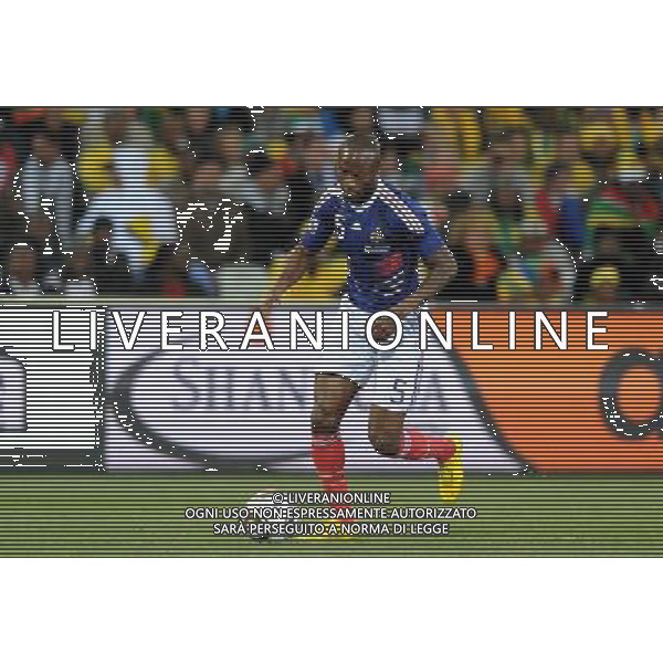 Fifa World Cup Sud Africa 2010 Match #34 Mangaung/Bloemfontein (Free State Stadium) - 22.06.2010 Francia-Sud Africa Nella Foto:William GALLAS /Ph.Vitez-Ag. Aldo Liverani