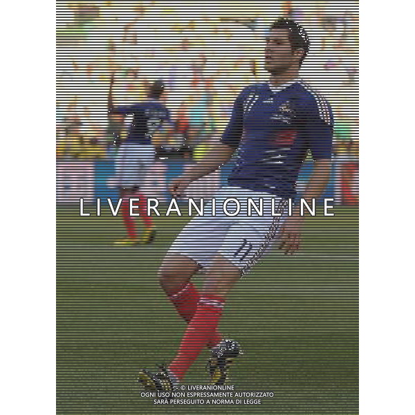 Fifa World Cup Sud Africa 2010 Match #34 Mangaung/Bloemfontein (Free State Stadium) - 22.06.2010 Francia-Sud Africa Nella Foto:Andre Pierre GIGNAC /Ph.Vitez-Ag. Aldo Liverani