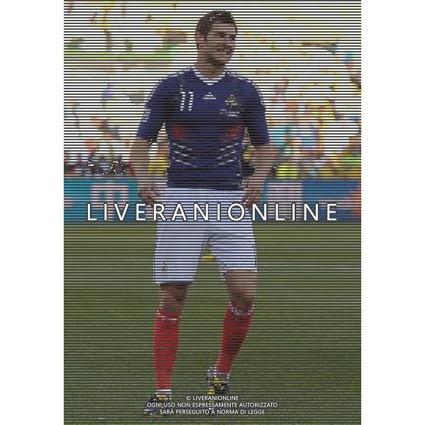 Fifa World Cup Sud Africa 2010 Match #34 Mangaung/Bloemfontein (Free State Stadium) - 22.06.2010 Francia-Sud Africa Nella Foto:Andre Pierre GIGNAC /Ph.Vitez-Ag. Aldo Liverani