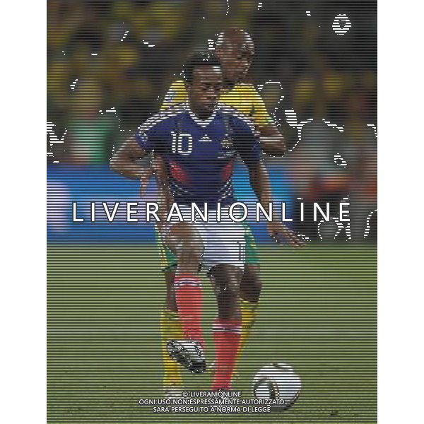 Fifa World Cup Sud Africa 2010 Match #34 Mangaung/Bloemfontein (Free State Stadium) - 22.06.2010 Francia-Sud Africa Nella Foto:Sidney GOVOU /Ph.Vitez-Ag. Aldo Liverani