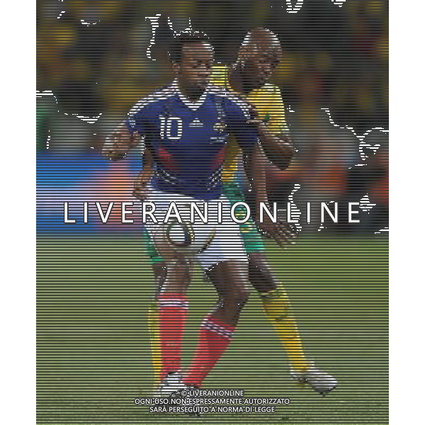 Fifa World Cup Sud Africa 2010 Match #34 Mangaung/Bloemfontein (Free State Stadium) - 22.06.2010 Francia-Sud Africa Nella Foto:Sidney GOVOU /Ph.Vitez-Ag. Aldo Liverani