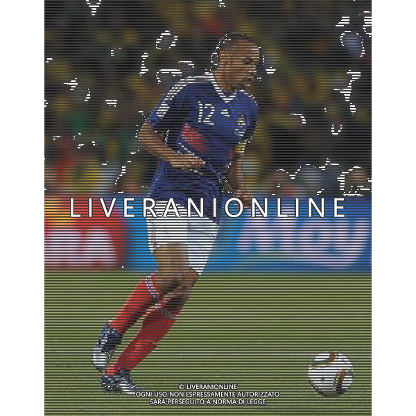 Fifa World Cup Sud Africa 2010 Match #34 Mangaung/Bloemfontein (Free State Stadium) - 22.06.2010 Francia-Sud Africa Nella Foto:Thierry HENRY /Ph.Vitez-Ag. Aldo Liverani