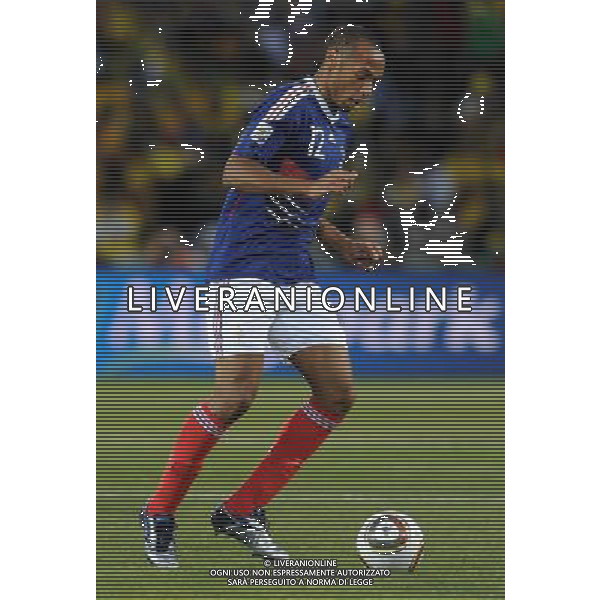 Fifa World Cup Sud Africa 2010 Match #34 Mangaung/Bloemfontein (Free State Stadium) - 22.06.2010 Francia-Sud Africa Nella Foto:Thierry HENRY /Ph.Vitez-Ag. Aldo Liverani