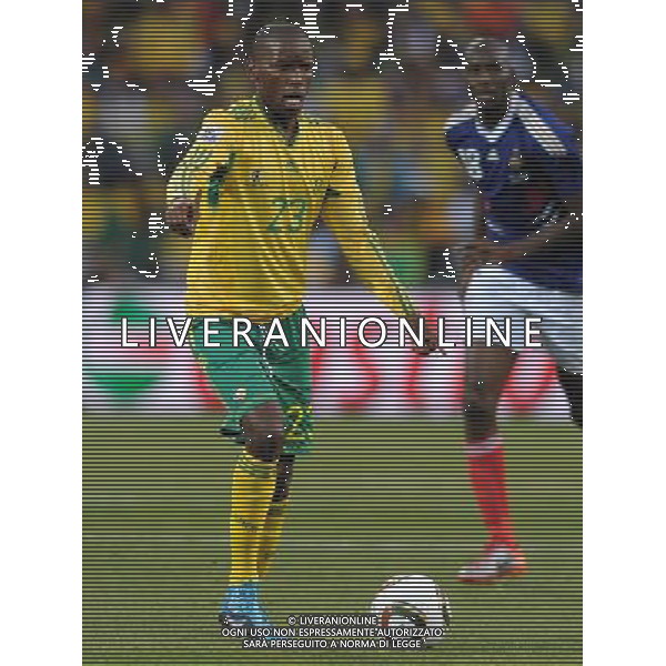 Fifa World Cup Sud Africa 2010 Match #34 Mangaung/Bloemfontein (Free State Stadium) - 22.06.2010 Francia-Sud Africa Nella Foto:Thanduyise KHUBONI /Ph.Vitez-Ag. Aldo Liverani