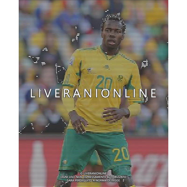 Fifa World Cup Sud Africa 2010 Match #34 Mangaung/Bloemfontein (Free State Stadium) - 22.06.2010 Francia-Sud Africa Nella Foto:Bongani KHUMALO /Ph.Vitez-Ag. Aldo Liverani