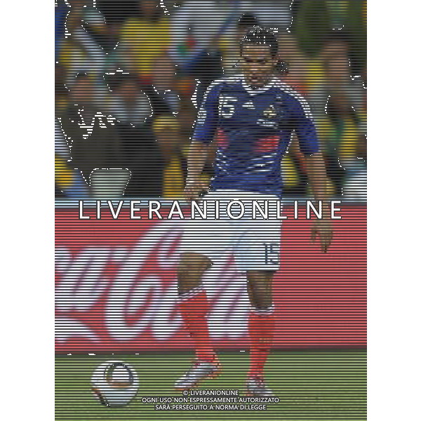 Fifa World Cup Sud Africa 2010 Match #34 Mangaung/Bloemfontein (Free State Stadium) - 22.06.2010 Francia-Sud Africa Nella Foto:Florent MALOUDA /Ph.Vitez-Ag. Aldo Liverani