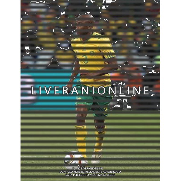 Fifa World Cup Sud Africa 2010 Match #34 Mangaung/Bloemfontein (Free State Stadium) - 22.06.2010 Francia-Sud Africa Nella Foto:Tsepo MASILELA /Ph.Vitez-Ag. Aldo Liverani