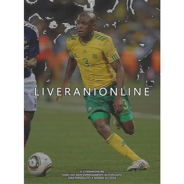 Fifa World Cup Sud Africa 2010 Match #34 Mangaung/Bloemfontein (Free State Stadium) - 22.06.2010 Francia-Sud Africa Nella Foto:Tsepo MASILELA /Ph.Vitez-Ag. Aldo Liverani