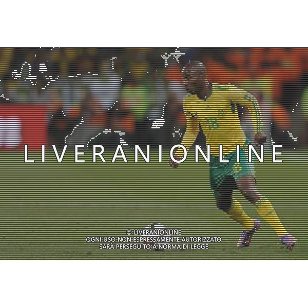 Fifa World Cup Sud Africa 2010 Match #34 Mangaung/Bloemfontein (Free State Stadium) - 22.06.2010 Francia-Sud Africa Nella Foto:Siyabonga NOMVETHE /Ph.Vitez-Ag. Aldo Liverani